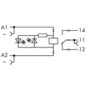 WAGO - Schaltrelais Relaismodul 788-543 AC 115 V,1 Wechsler