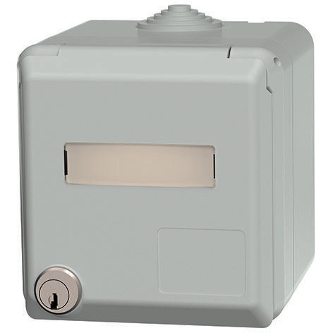Mennekes - CEE-Steckdose (IEC 60309) SCHUKO-Wanddose Cepex 4976ZA 16A2P+E 230V, IP44