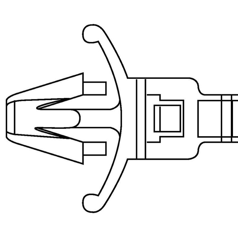 HellermannTyton - Kabelbinder Befestigungsbinder T50SSL5PA66NA(1000) 135x4,6 natur − 1000 Stück
