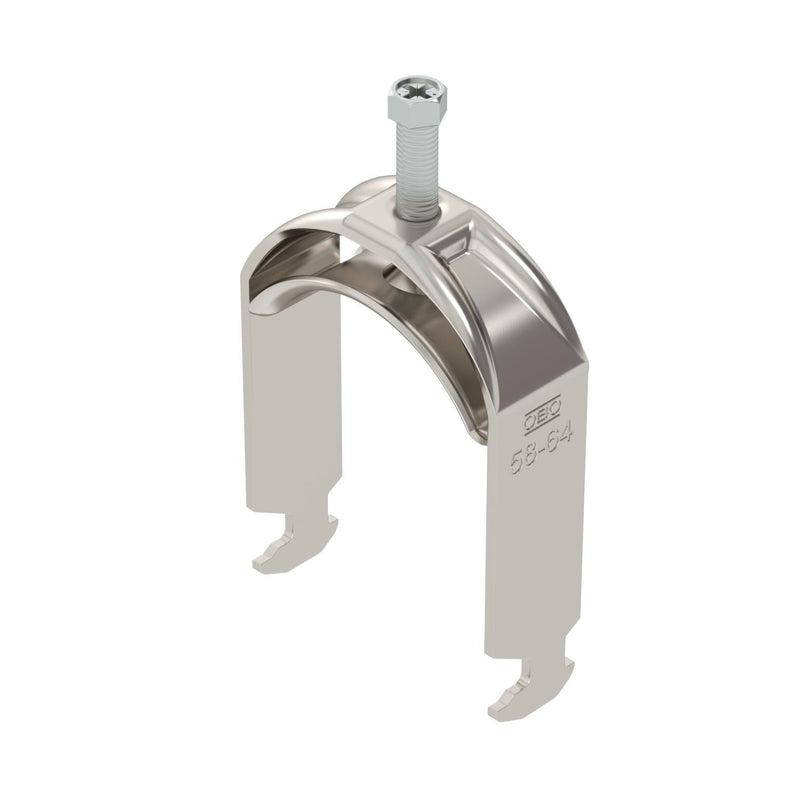 OBO Bettermann - Bügelschelle BS-H1-M-64 A4 58-64mm − 25 Stück