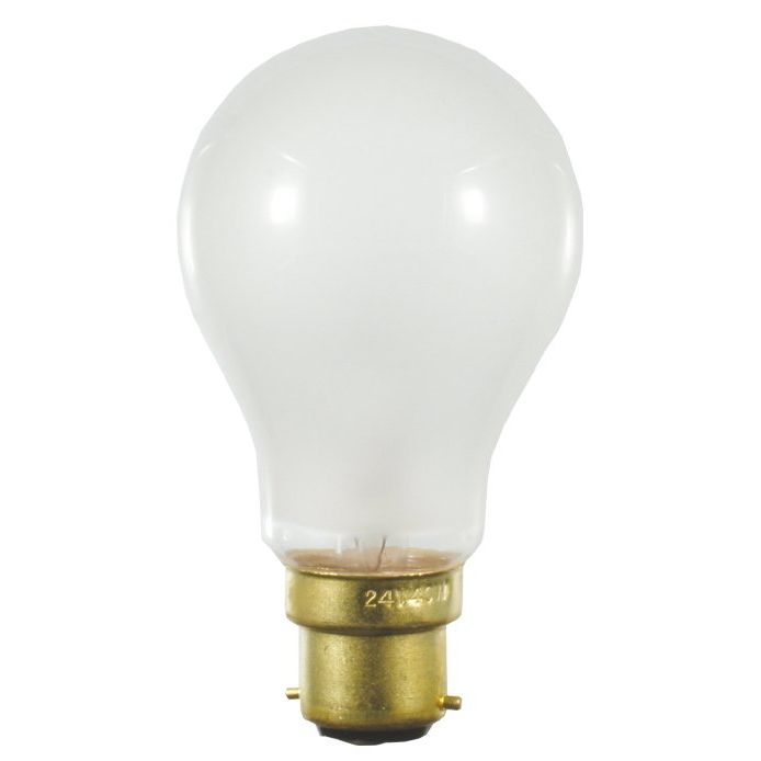 Scharnberger+Hasenbein - Allgebrauchsglühlampe Standard Glühlampe B60x105mm 40771 B22d 24V 25W matt