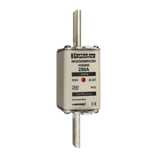 Mersen - Messersicherung NH-Sicherungseinsatz SF NH2GG69V355 Gr.2 gG 355A/690V KM − 3 Stück