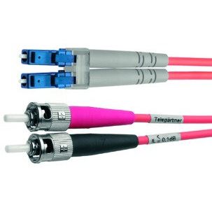 Telegärtner - Patchkabel LWL Duplexkabel LC/ST 100012162 50,0 OM3 2m