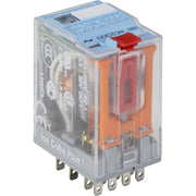 Comat Releco - Schaltrelais Miniature-Relais QRC blau C9-A41/AC230V-Releco 14-pin, 4 CO − 10 Stück