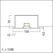 Zumtobel Group - Decken - /Wandleuchte LED - Deckeneinbauleuchte MIRL LED #42186249 3000K