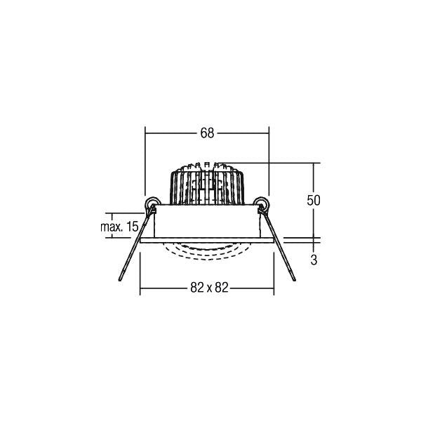 Brumberg Leuchten - Downlight/Strahler/Flutlicht LED-Einbaustrahler 230V 39485083