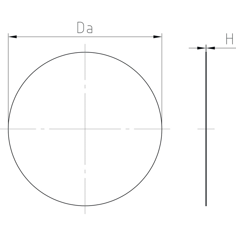Jacob - Blindscheibe für Kabelverschraubung Blindscheibe 348 S PG48, 57,0x0,5