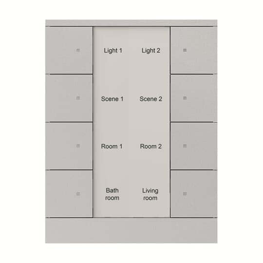 Busch-Jaeger - Bussystem-Tastsensor 8f. Bedienelement SB/U8.0.1-83 alusilber