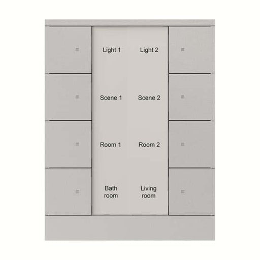 Busch-Jaeger - Bussystem-Tastsensor 8f. Bedienelement SB/U8.0.1-83 alusilber