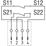 Schmersal - Einweg-Lichtschranke Sensor BNS 303-02Z-ST-2211