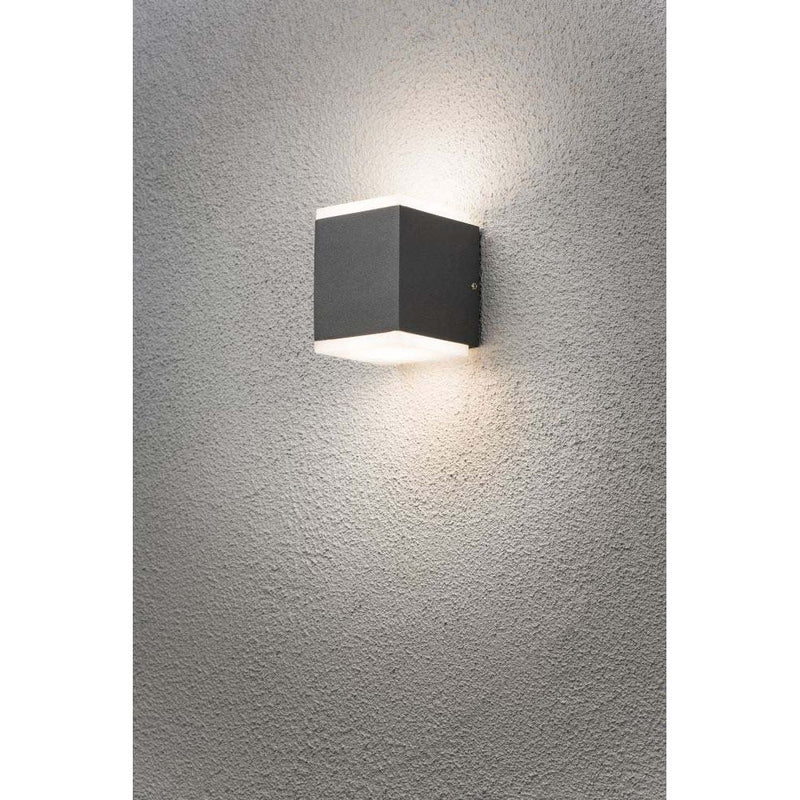 Gnosjö Konstsmide AL - Decken-/Wandleuchte LED-Wandleuchte 7991-370 anthrazit