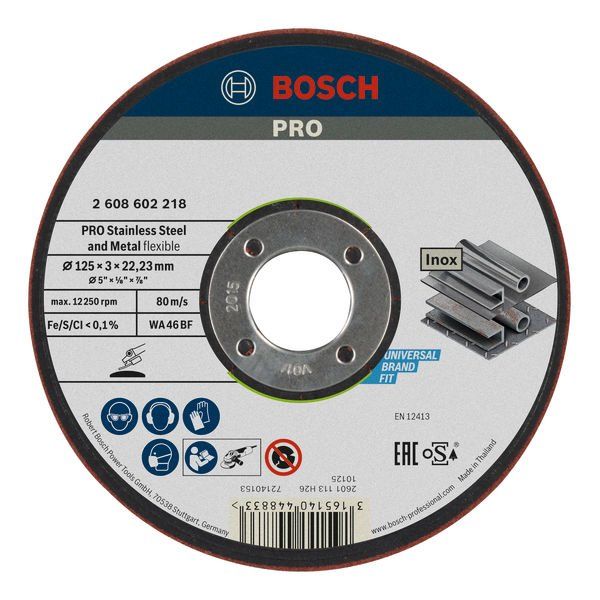 Bosch - Trenn-/Schleifscheibe PRO Semi-Flexible 2608602218 Schleifscheibe 125 x