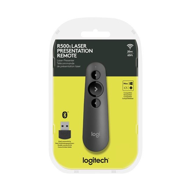 Logitech - Zubehör/Ersatzteile für Unterhaltungselektronik Wireless Presenter R500s BT,Laser