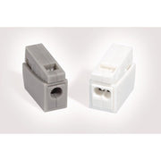HellermannTyton - Steckklemme HECL-1/1-PA-GY-100ST − 100 Stück