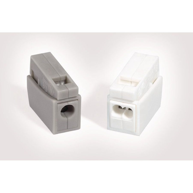 HellermannTyton - Steckklemme HECL-1/1-PA-GY-100ST − 100 Stück