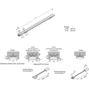 Hera - Decken-/Wandleuchte LED-Leuchte m. Einspeisung TWIN-Stick4,4W wwEin 72LED ww