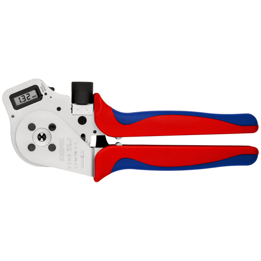 Knipex - Presswerkzeug Kabelschuhe/Verbinder, Aderendhülsen, Schirmanschluss Vierdornpresszange 97 52 65 DG 250mm