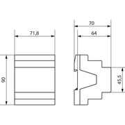 Theben - Bussystem-Dimmaktor Universaldimmer DME 2 T KNX 2Kanal,Erweit.-modul − 1 Stück
