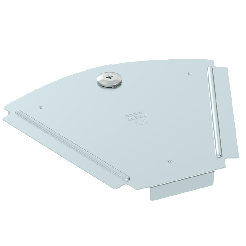 OBO Bettermann - Deckel Bogen für Kabeltragsystem Deckel für 45Grad-Bogen RBD 45 150 DD B150mm, bandverzinkt