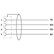 Phoenix Contact - Konfektioniertes Sensor-Aktor-Kabel Netzwerkkabel NBC- 5,0-93B/FSD SCO