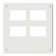 Striebel&John - Dach-/Bodenelement (Gehäuse/Schaltschrank) Deckblech RD26F4 12x610x625mm