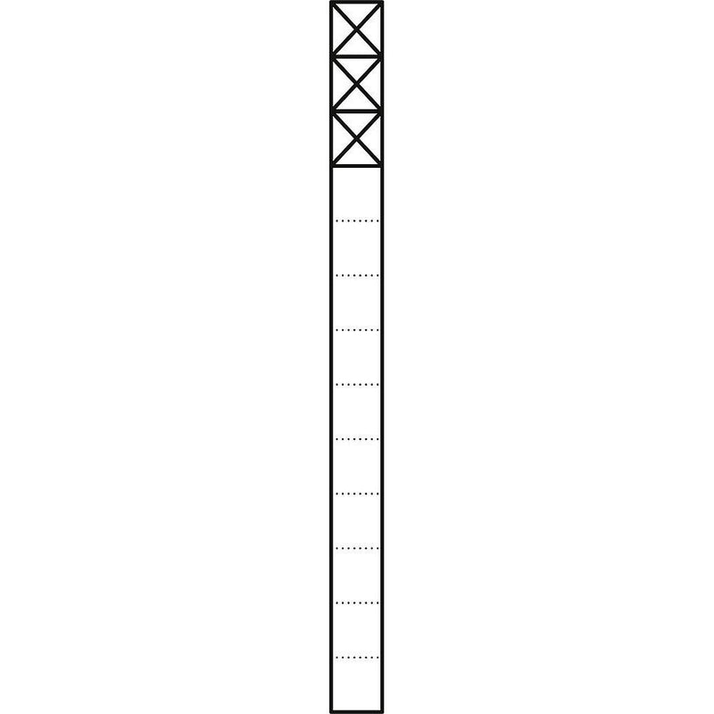 Siedle&Söhne - Kommunikations-Säule Kommunikations-Stele KS 613-3 SM 1,3m sil/met 3Mod