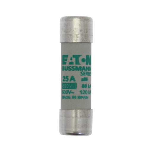Eaton - Zylindrische Sicherung Sicherungseinsatz Nieders. CYL AM 14,#C14M25S 25A AC 500V 120kA − 10 Stück
