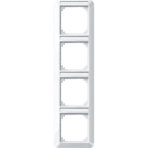 Merten - Abdeckrahmen Rahmen 4f.pws/gl 385419 Beschriftungsträger