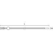 HellermannTyton - Kabelbinder Befestigungsbinder 156-00275(250) schwarz − 250 Stück