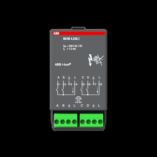 ABB Stotz S&J - Bussystem-Binäreingang Binäreingangsmodul BE/M4.230.1 230V