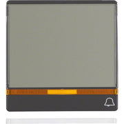 Berker - Abdeckung/Bedienelement für Installationsschalterprogramme Wippe anth/sa 16966076 Symbol Klingel