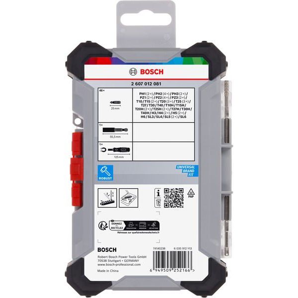 Bosch - Bit-Set Extra Hard 2607012081(VE50) Schrauberbitsatz