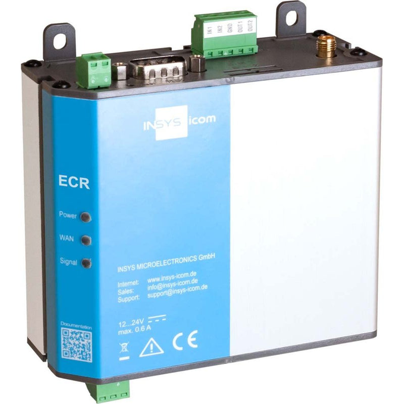 Insys - Netzwerk Router LTE-/WLAN-Router 2xLAN ECR-LW300 1xRS232, 1xRS485 − 1 Stück