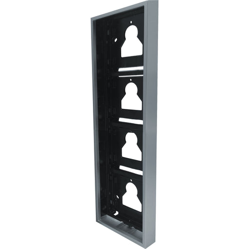 Comelit - Montageelement für Türstation AP-Gehäuse Ultra UT9174 4 Module, Alu