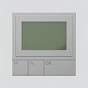 Siedle&Söhne - Funktionsmodul für Türkommunikation Display-Ruf-Modul DRM 612-02 SM Silber-Metallic