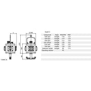 Bals Elektrotech - CEE-Steckdosen-Kombination (IEC 60309) CEE-Steckdosen-Kombination 573143