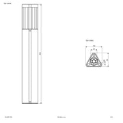 EVN Lichttechnik - Wegeleuchte WLD65071502 3000K, 230V, 345lm
