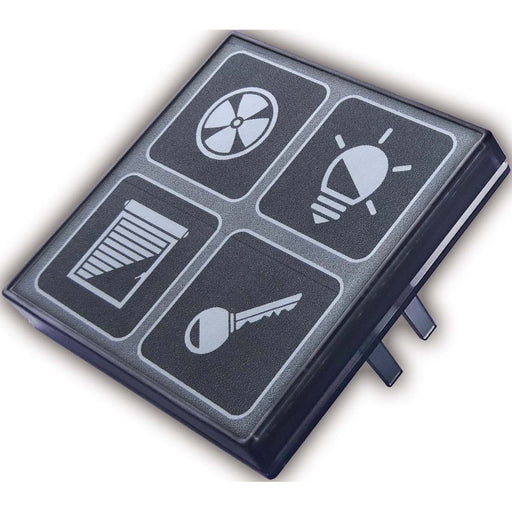 Issendorff - Bussystem-Tastsensor Mechanischer Taster 4-fach LCN - MT4B m.Beleuchtung/LED
