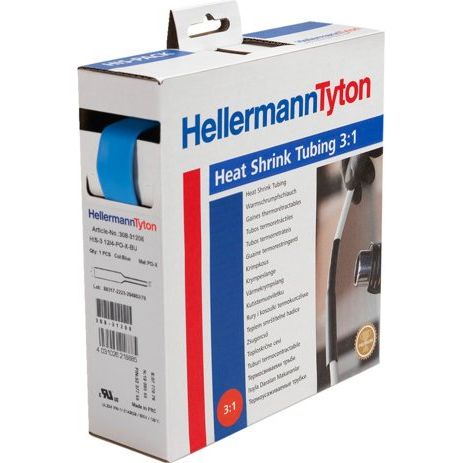 HellermannTyton - Schrumpfschlauch HIS-3-12/4-POX-BU
