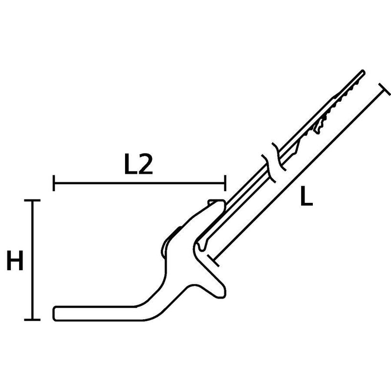HellermannTyton - Kabelbinder Befestigungsbinder 2tlg. 156-04093(250) Soft Grip − 250 Stück