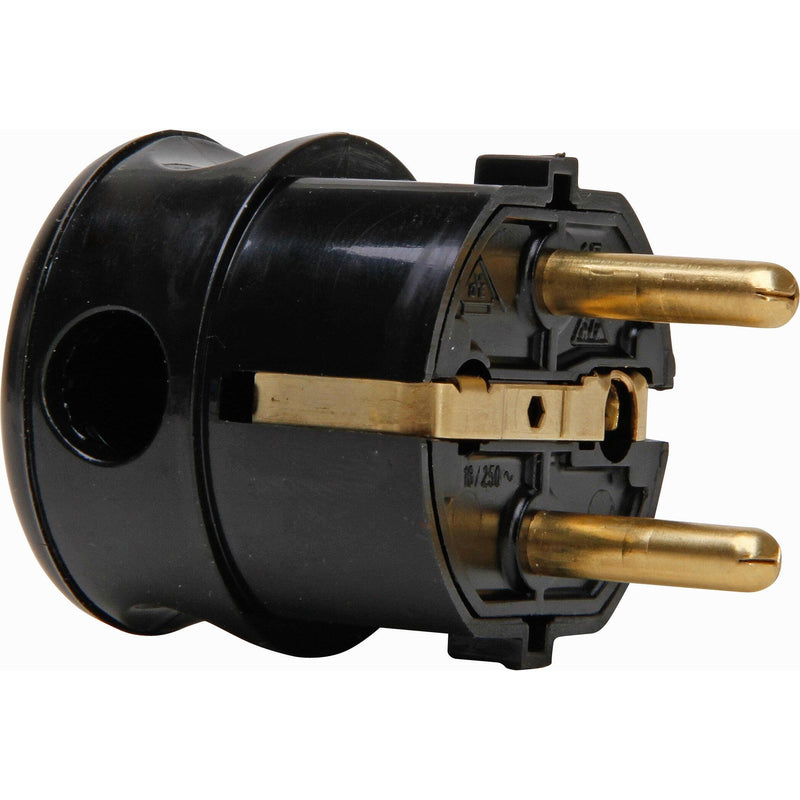 Kopp - Schutzkontaktstecker Stecker sw 178505000 − 25 Stück