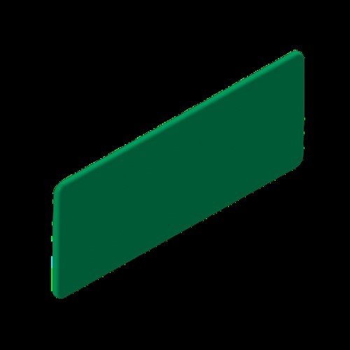 Unex - Kennzeichnungsmaterial Isolierende Kabelleiter 67010-GN U48X HF Grau − 12 Stück