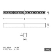 LTS Licht&Leuchten - Pendelleuchte LED-Pendelleuchte CHOCM-P107 #658321 830, DALI, ws