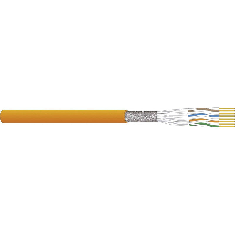 Dätwyler IT Infra - Daten- und Kommunikationskabel CU 7080 Kat.7 orange 18291100DK 4P S/FTP AWG23