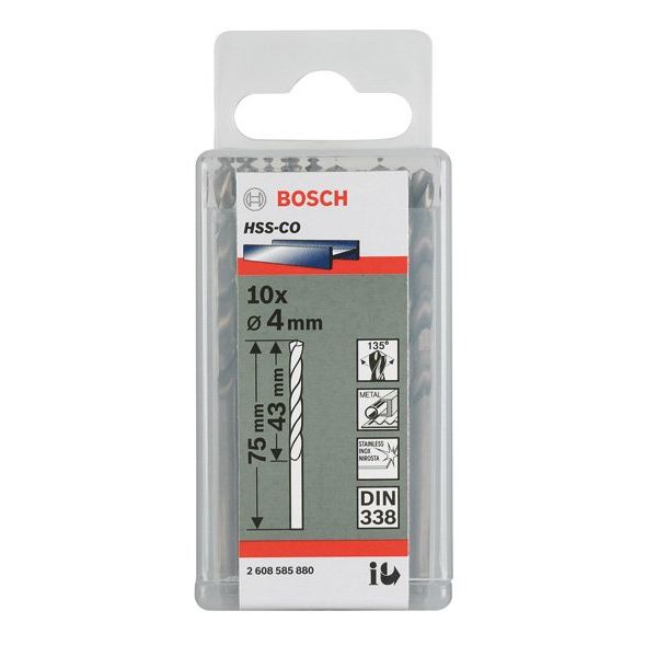 Bosch - Bohrer PRO Stainless Steel HSS-Co 2608588089 Spiralbohrer 3,4 x