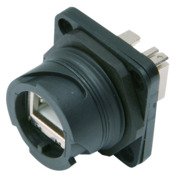 Telegärtner - Modularer Steckverbinder STX V1 Flanschset 100007417 RJ45 Kupplung Cat.6