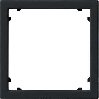 Gira - Übergangsadapter für Installationsschalterprogramme Adapterrahmen sw 0283005 quadr.45x45mm