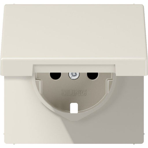 Jung - Abdeckung/Bedienelement für Installationsschalterprogramme Zentralplatte LS 1520 KIKLPL f. SCHUKO-Steckdose