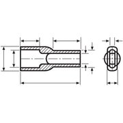 HellermannTyton - Durchführungstülle Schutzkappen HV4823 PVC BK 2000 schwarz − 2000 Stück