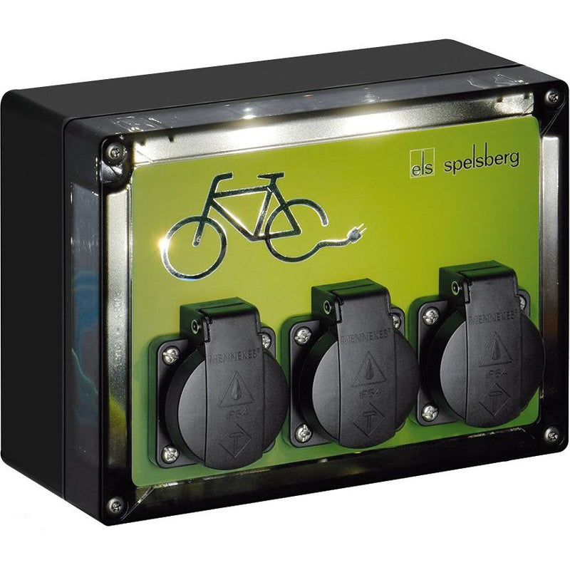 Spelsberg - Ladestation E-Mobility Fahrradladestation TG BCS 3 LED mit Sonderschrauben